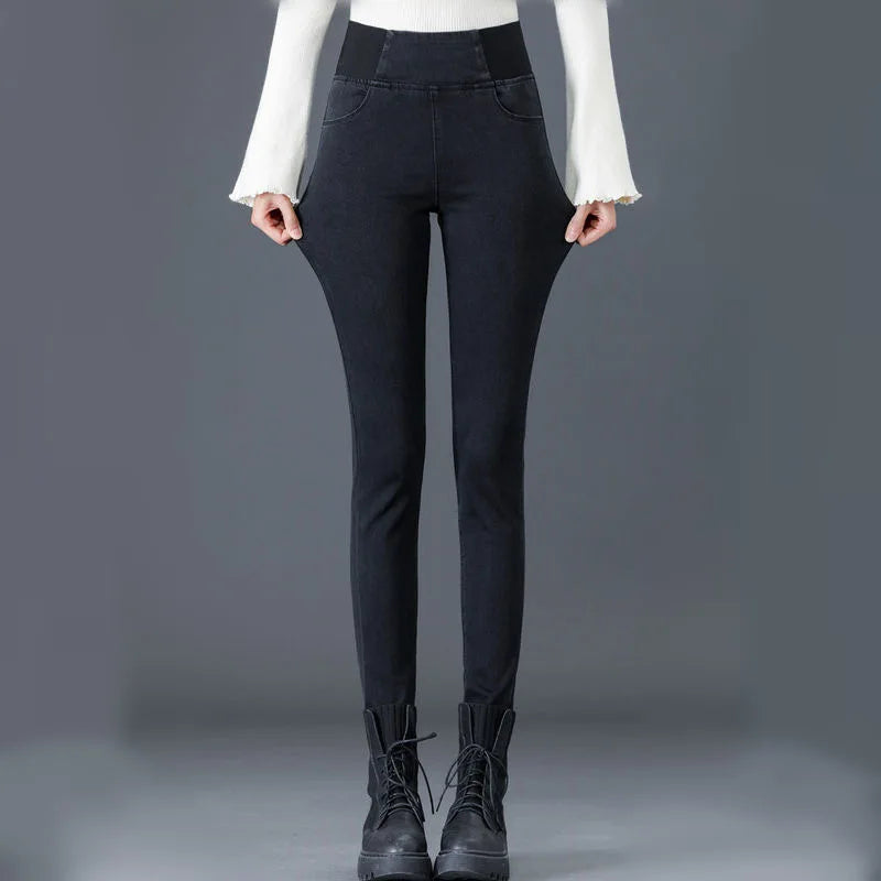 Shop Vintage Wash High-Waist Skinny Jeans for Women - Oversized & Stretch Fit
