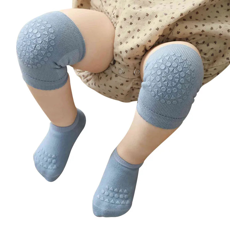 Baby Knee Pads & Anti-Slip Socks Set - Crawling Safety for Boys & Girls