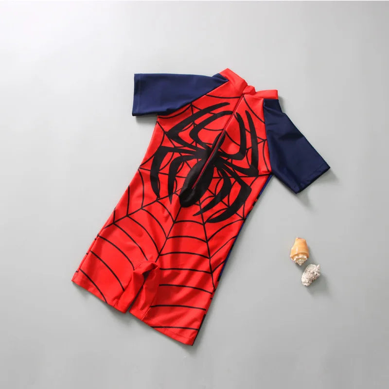 Cartoon Print Kids' One-Piece Swimsuit