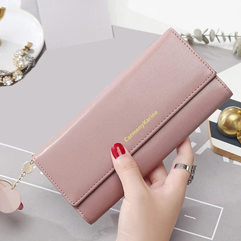 Shop Women's PU Leather Multi-Functional Wallet Clutch