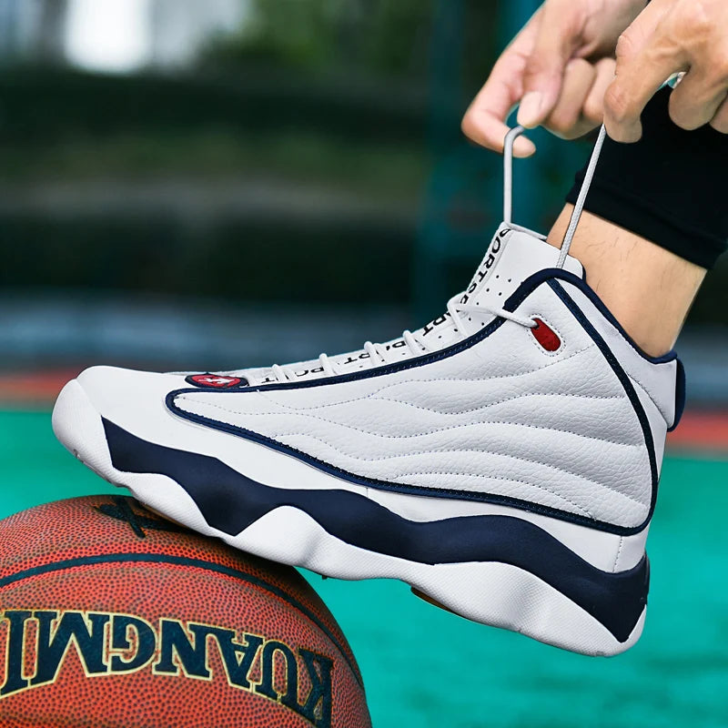 Men's casual outdoor sports classic practical basketball shoes trendy, soft, comfortable, anti-skid and wear-resistant outsole