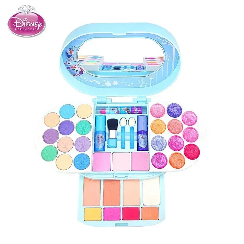 Disney Princess frozen 2 Original real Makeup Toy Set Girl Gift Playhouse Fashion Toys