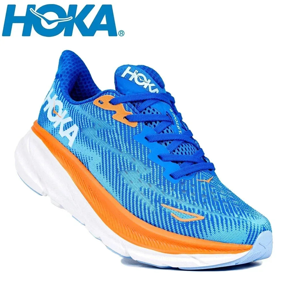 HOKA Clifton 9 Lightweight Cushion Running Shoes – Breathable & Road-Ready