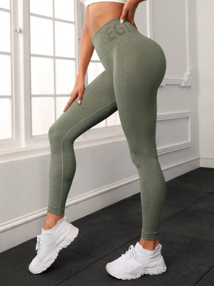 Shop High-Waist Yoga Leggings – Seamless, Hip-Lifting Fitness Tights for Women