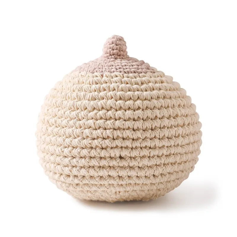 1pc Baby Teether Crochet Boob for Kids Handmade Breastfeeding Models Soothe Toy Babies Gift Children's Toy