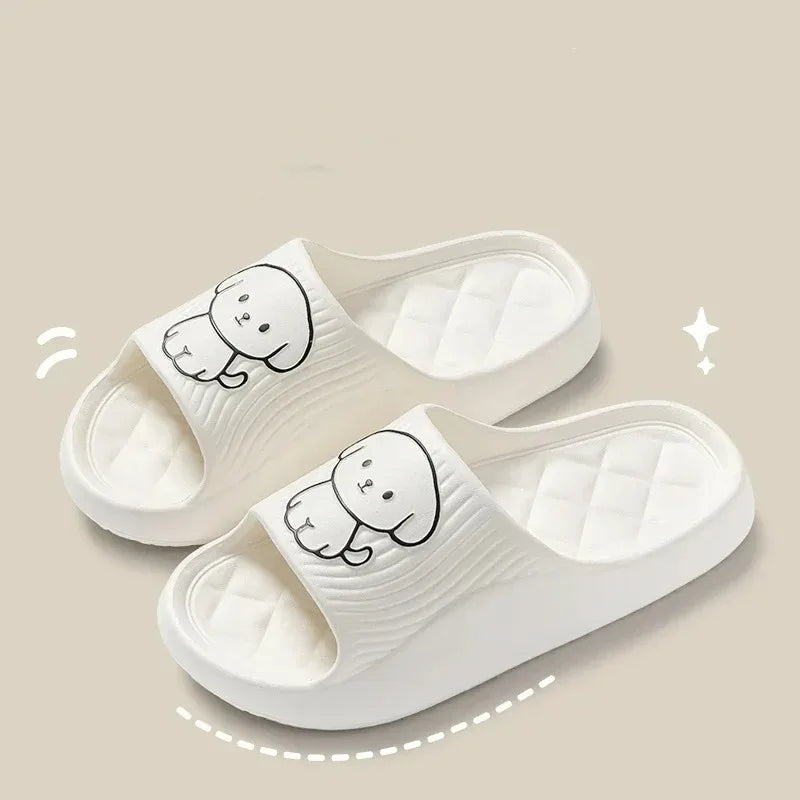 Cute Couple Pillow Slippers -Non-slip Indoor Home with Thick Bottom