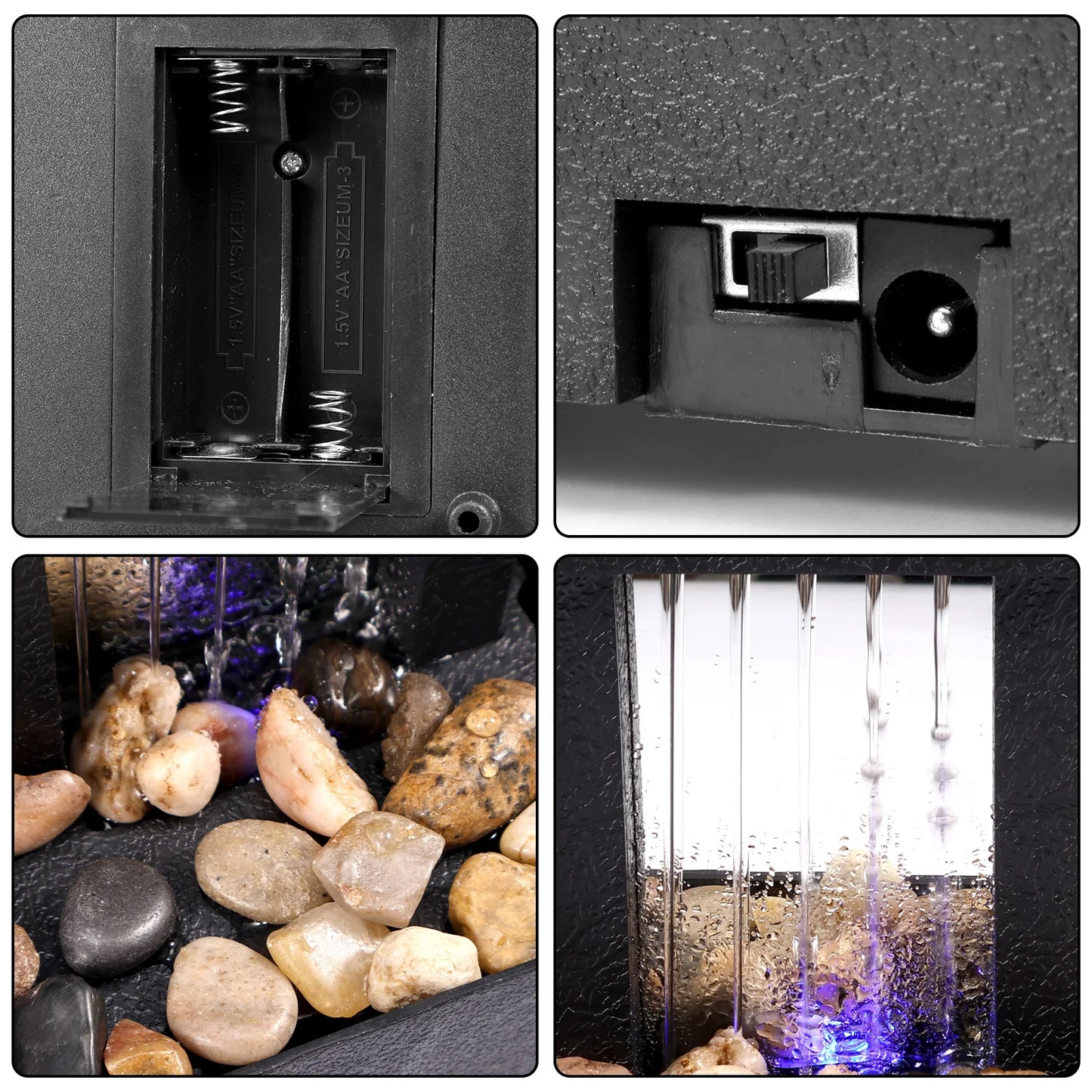 Shop USB-Powered Mini Fountain Ornament - Perfect Indoor Gift