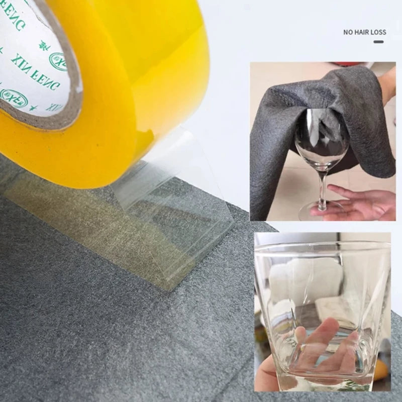Shop Thickened Magic Cleaning Cloth - Streak-Free, Reusable Glass & Window Towel