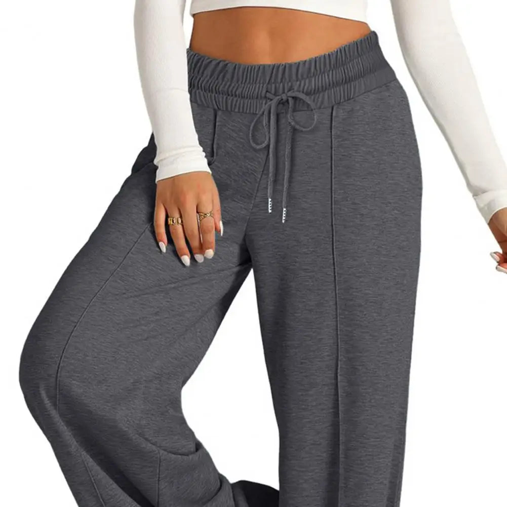 Yoga Straight Leg Sweatpant Straight Leg Women's Loose Tracksuit Pants Wide Leg Outdoor Gym Runing Casual Tracksuit Pants