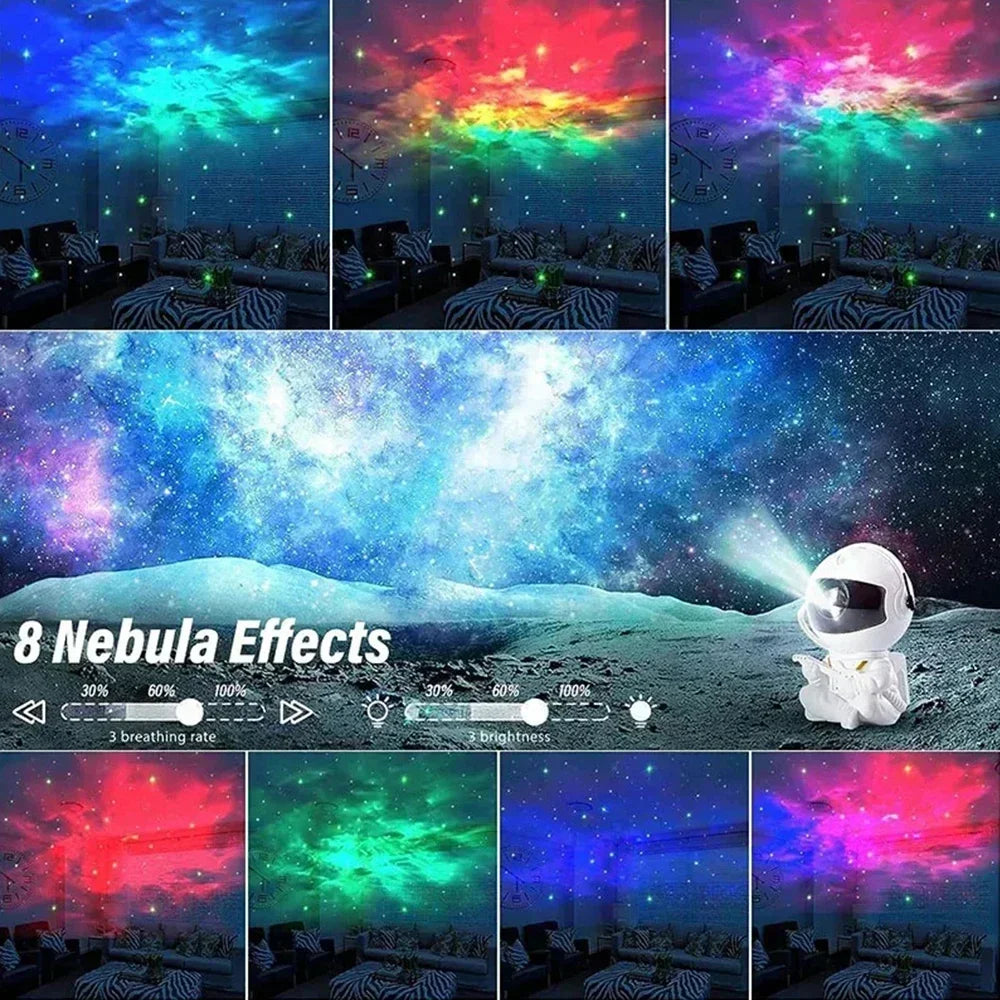 Shop Astronaut Galaxy Projector LED Night Light for Kids' Rooms