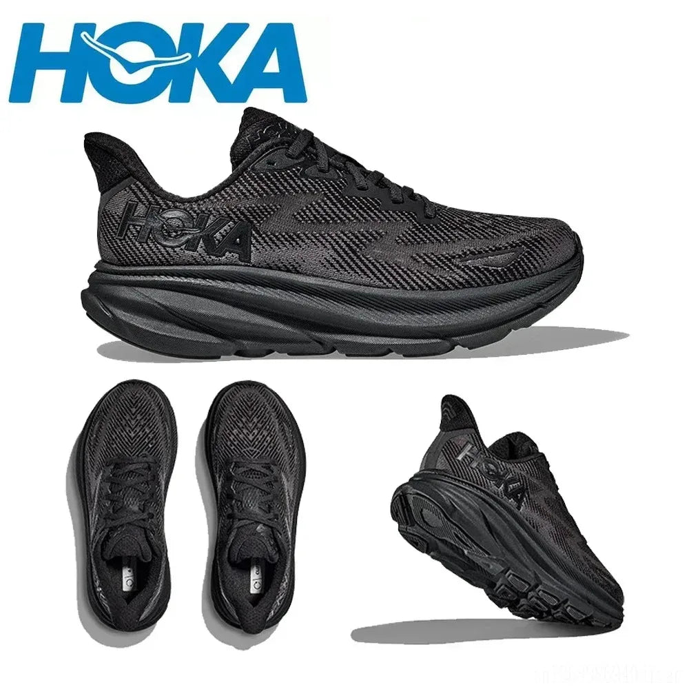 HOKA Clifton 9 Lightweight Cushion Running Shoes – Breathable & Road-Ready