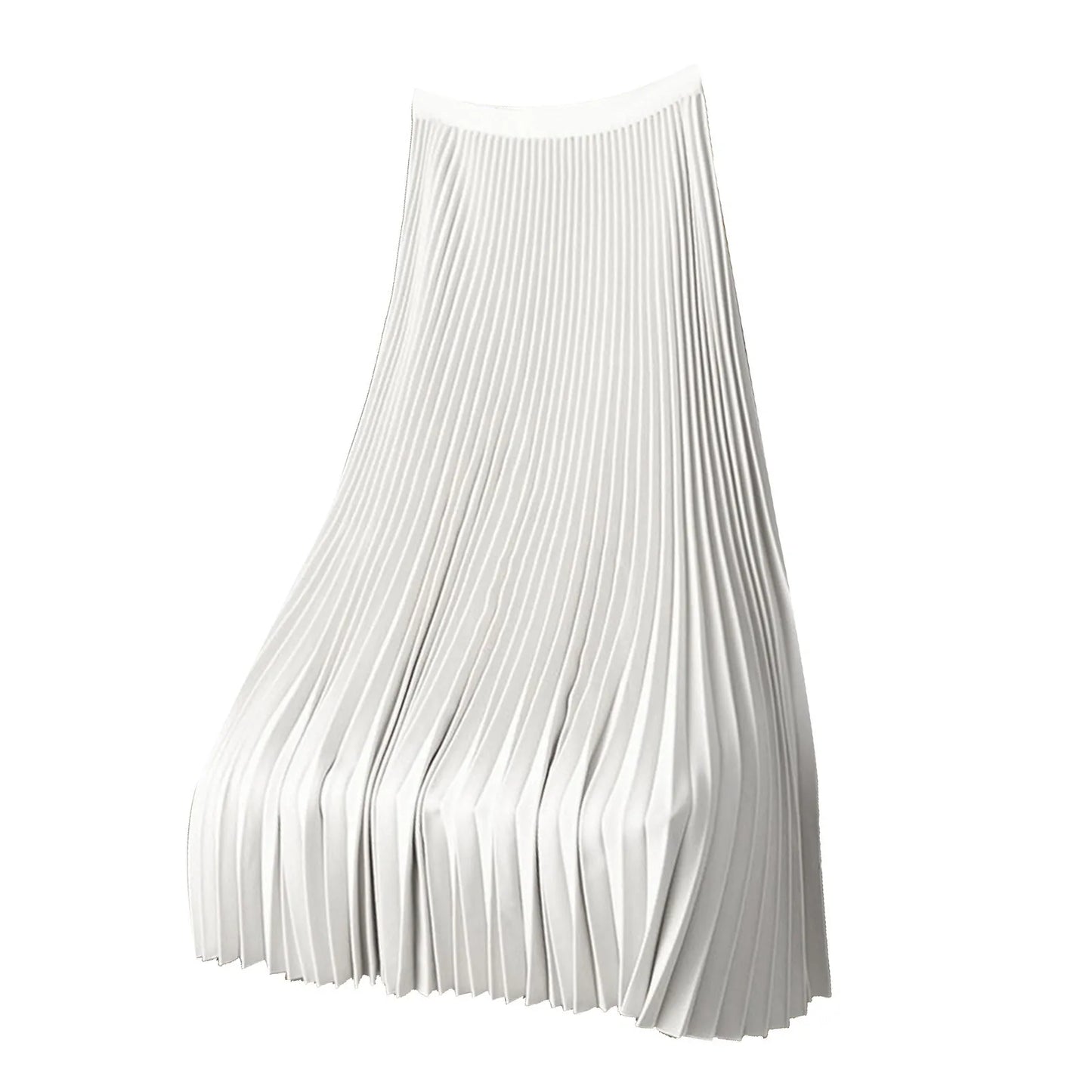 Long Tutu Tulle Skirt Women Fashion Summer Korean Irregular Contrast Color High Waist Pleated Maxi Skirt Female