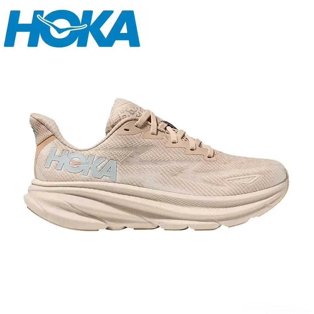HOKA Clifton 9 Lightweight Cushion Running Shoes – Breathable & Road-Ready
