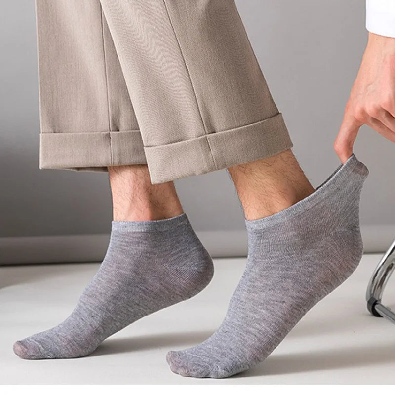 Shop 10-Pack Breathable Ankle Boat Socks - Odor-Free Comfort