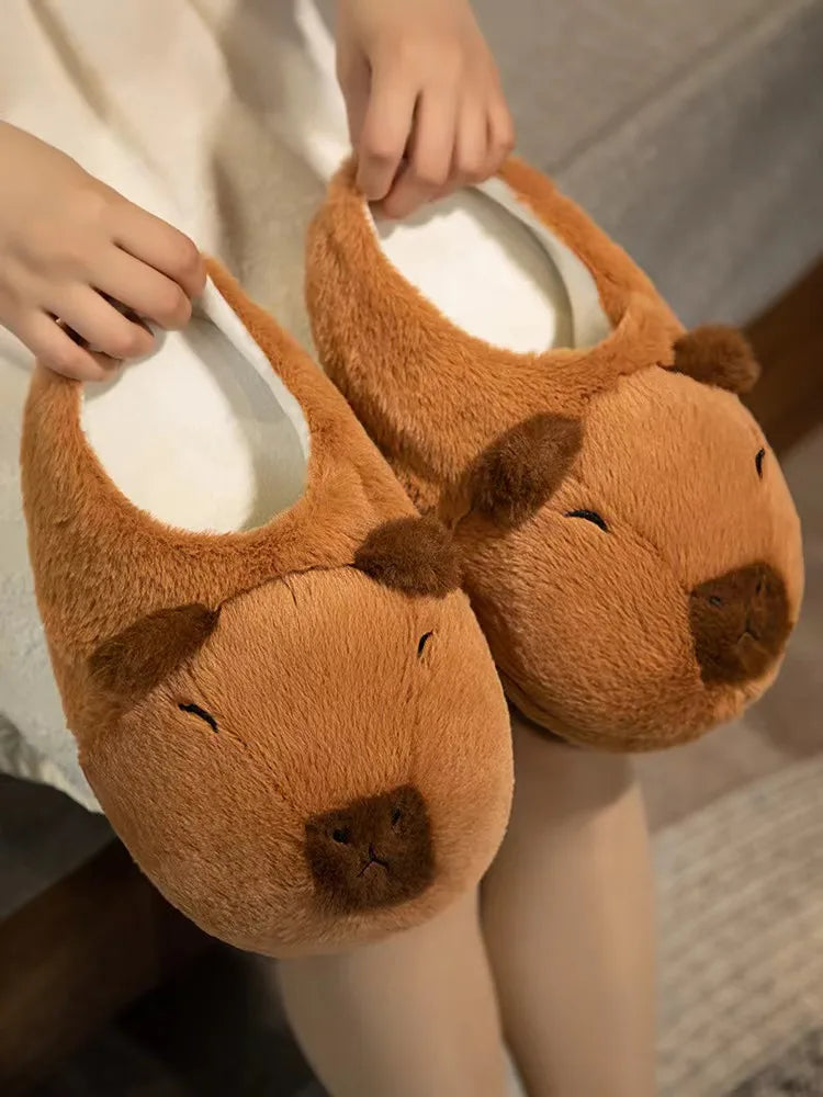 Cozy Plush Home Non-Slip Slippers