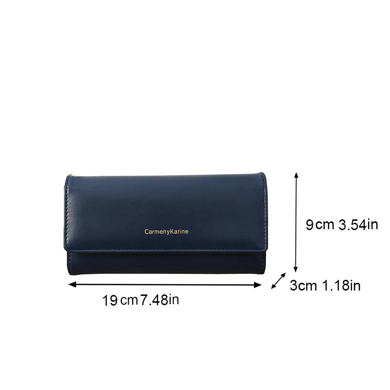 Shop Women's PU Leather Multi-Functional Wallet Clutch
