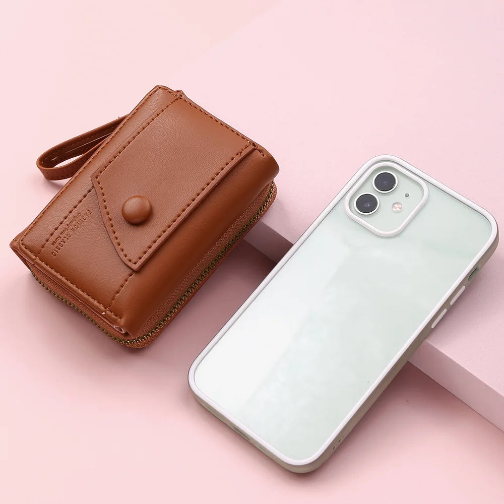 Shop Women's Compact Zipper Wallet - Versatile & Stylish