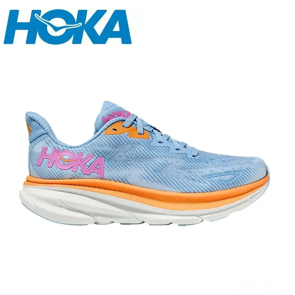 HOKA Clifton 9 Lightweight Cushion Running Shoes – Breathable & Road-Ready
