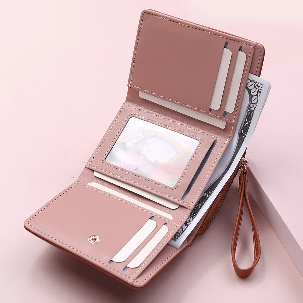 Shop Women's Compact Zipper Wallet - Versatile & Stylish