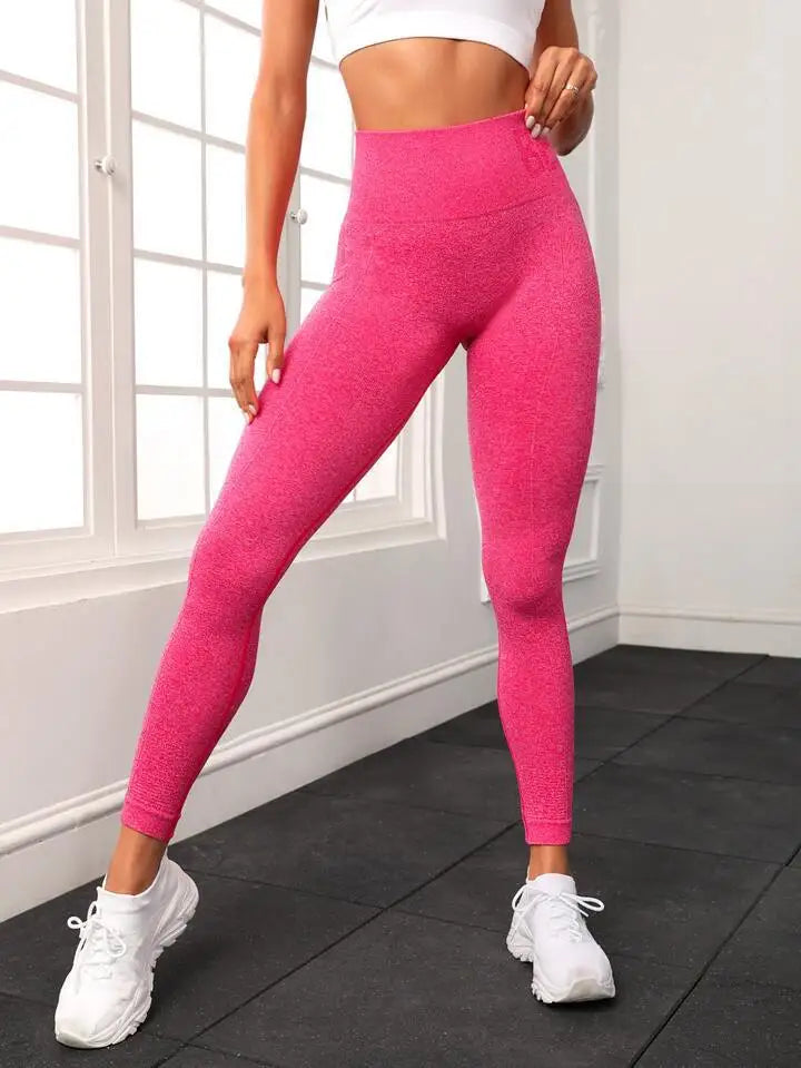 Shop High-Waist Yoga Leggings – Seamless, Hip-Lifting Fitness Tights for Women