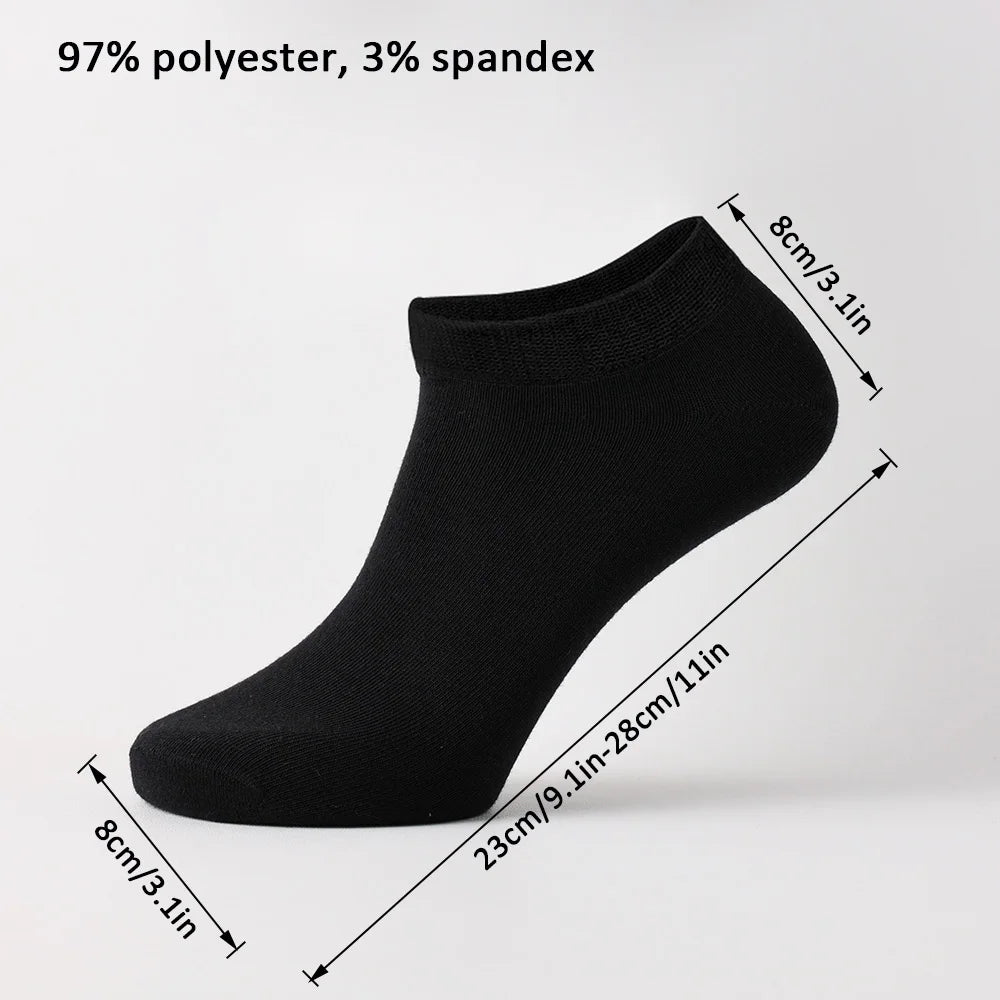 Shop 10-Pack Breathable Ankle Boat Socks - Odor-Free Comfort