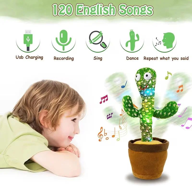 Shop Interactive Dancing Cactus Toy – Talking Plush for Kids & Decor