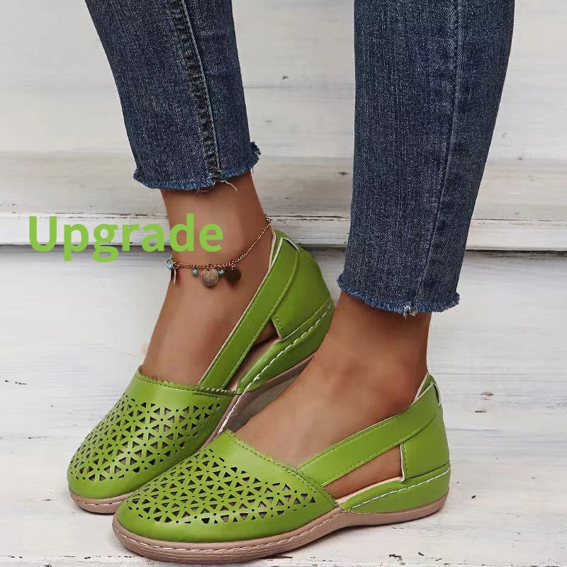 Comfortable Slip-On Leather Sandals