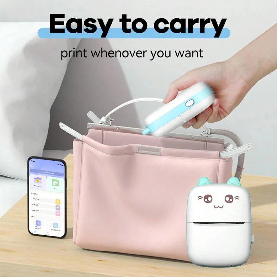 Shop Wireless Mini Thermal Printer - Portable Bluetooth Label & Photo Printing