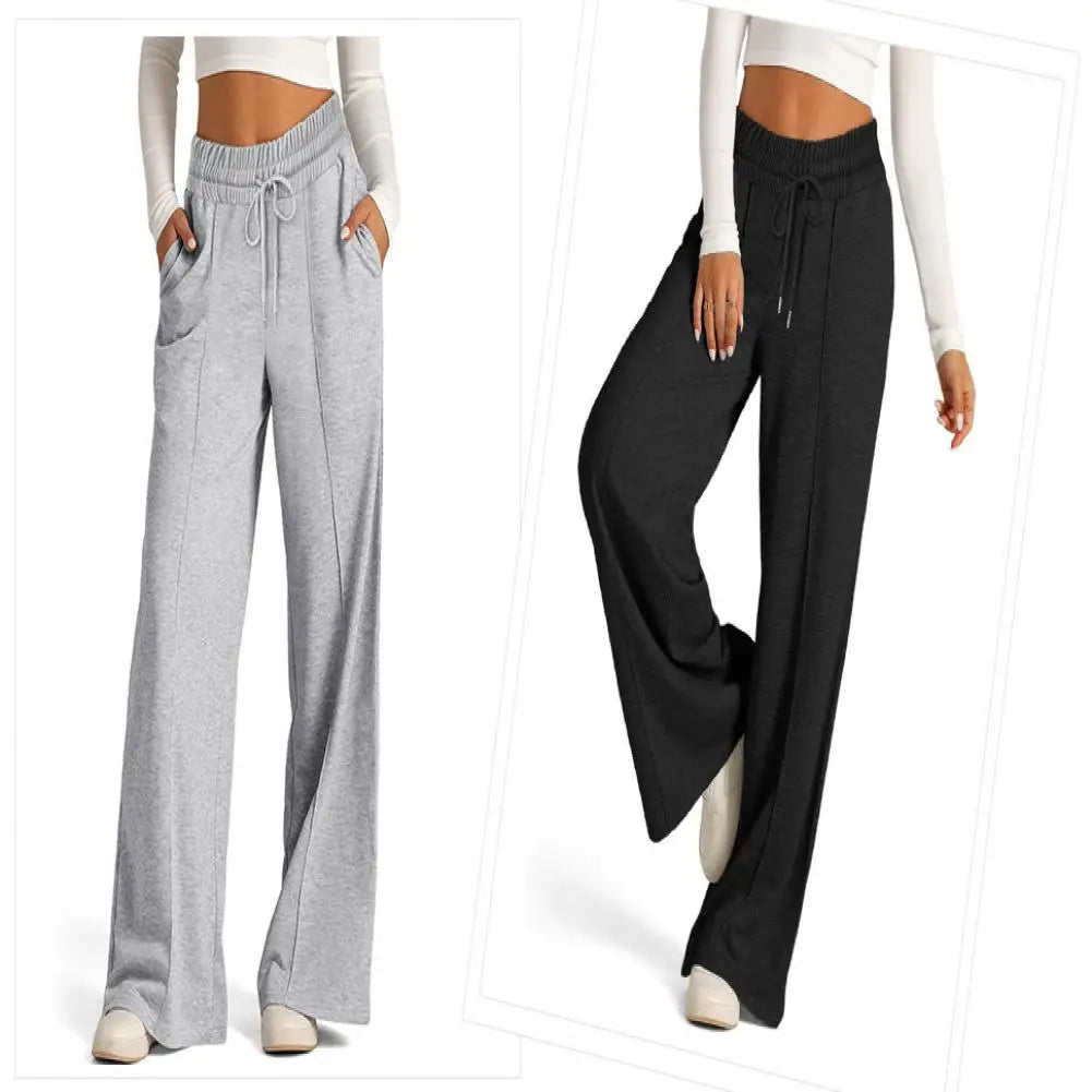 Yoga Straight Leg Sweatpant Straight Leg Women's Loose Tracksuit Pants Wide Leg Outdoor Gym Runing Casual Tracksuit Pants