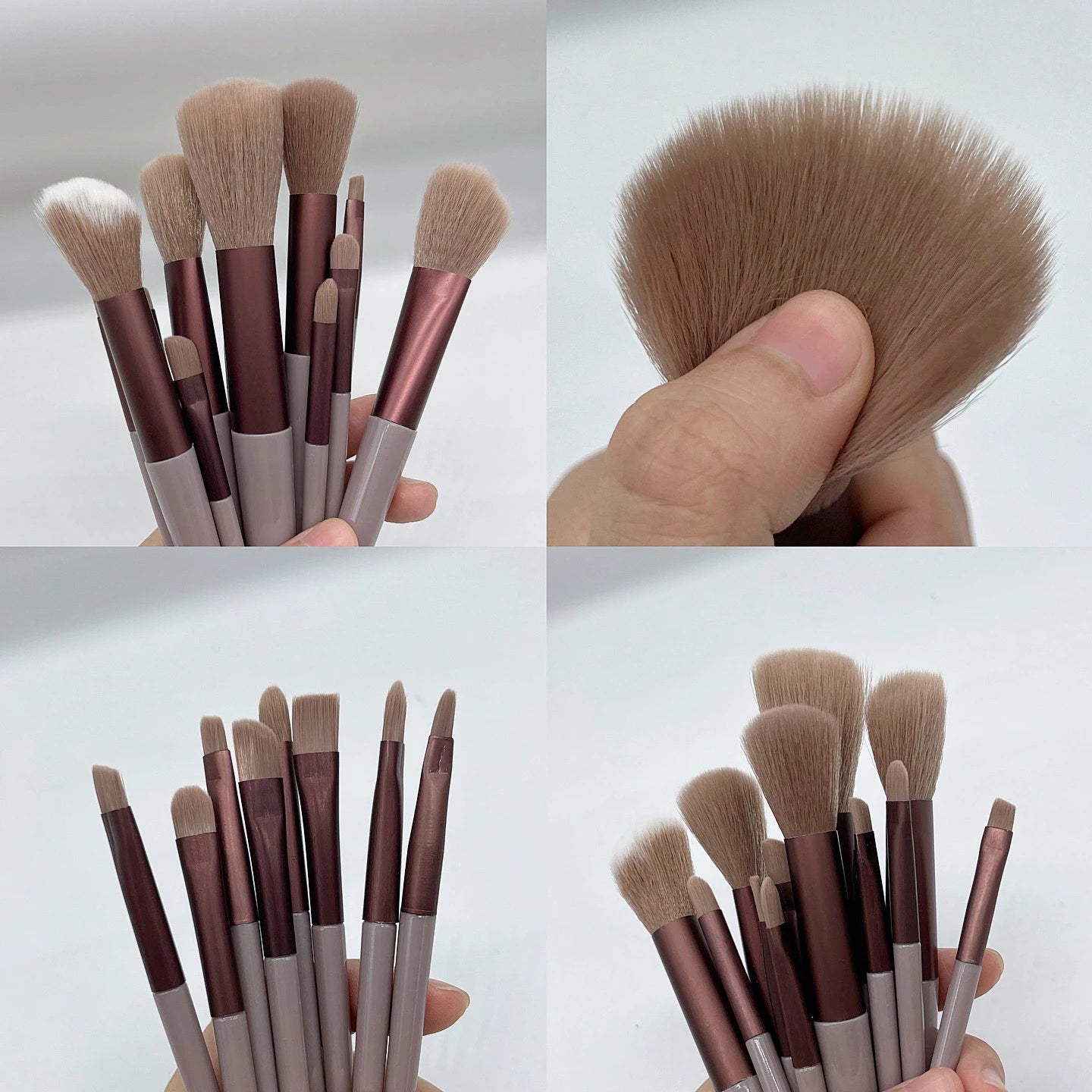 3-Piece Makeup Brush Kit