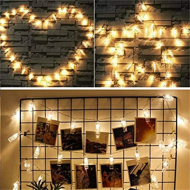 Shop 3m LED Photo Clip String Lights for Festive Decor