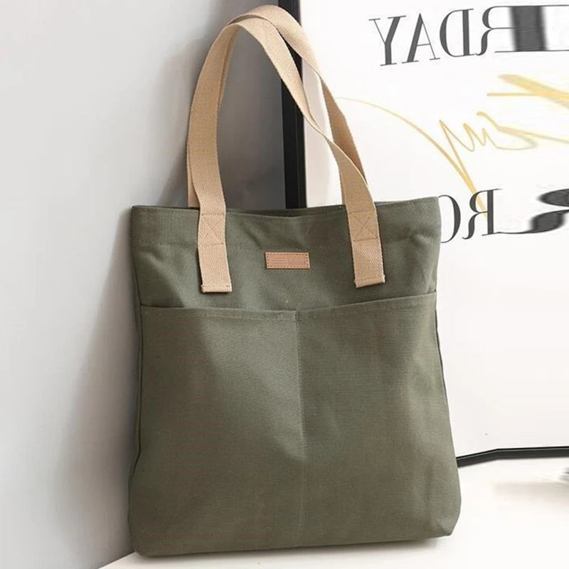 Shop Women's Canvas Tote - Spacious & Stylish Commuter Handbag