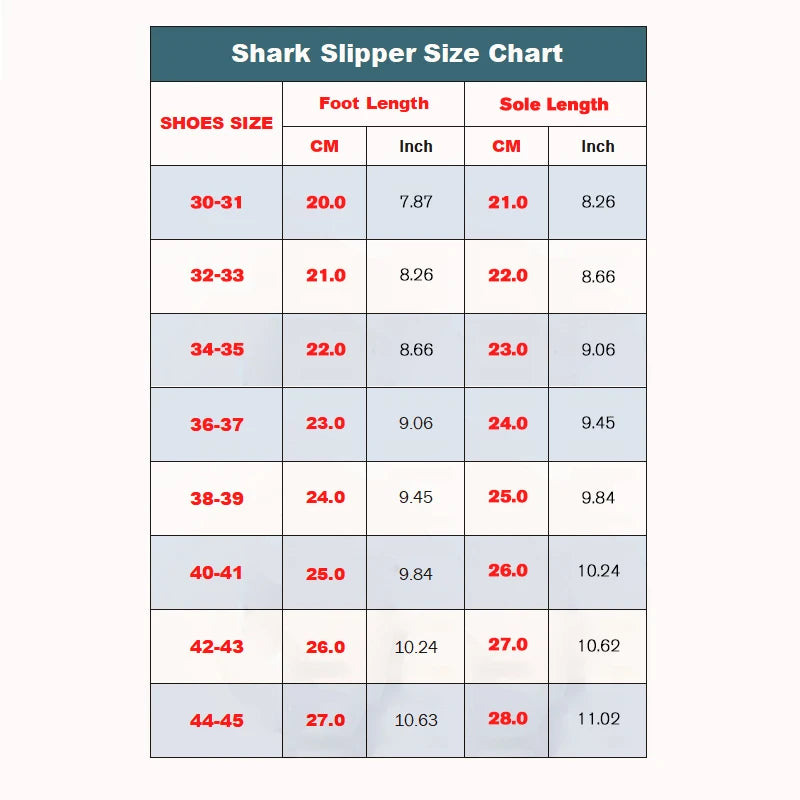 Fashion Shark Slippers For Women Men Outdoor Beach Slides Bathroom Non-slip Thick Sandals Home Couple