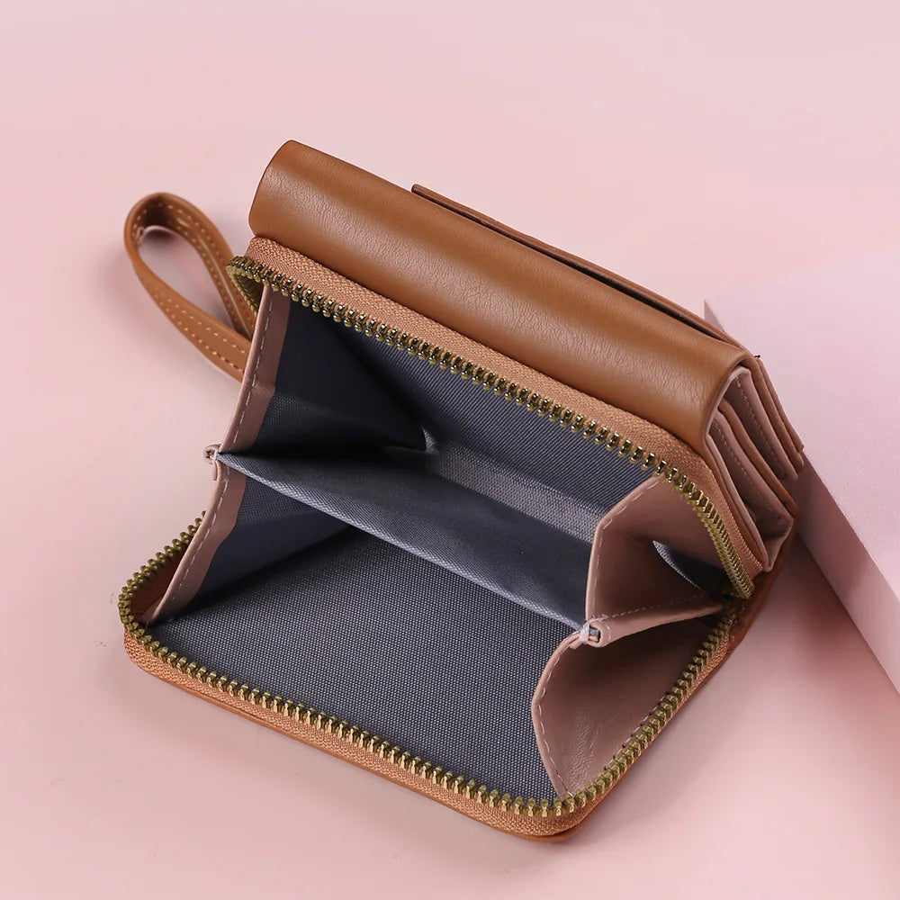 Shop Women's Compact Zipper Wallet - Versatile & Stylish