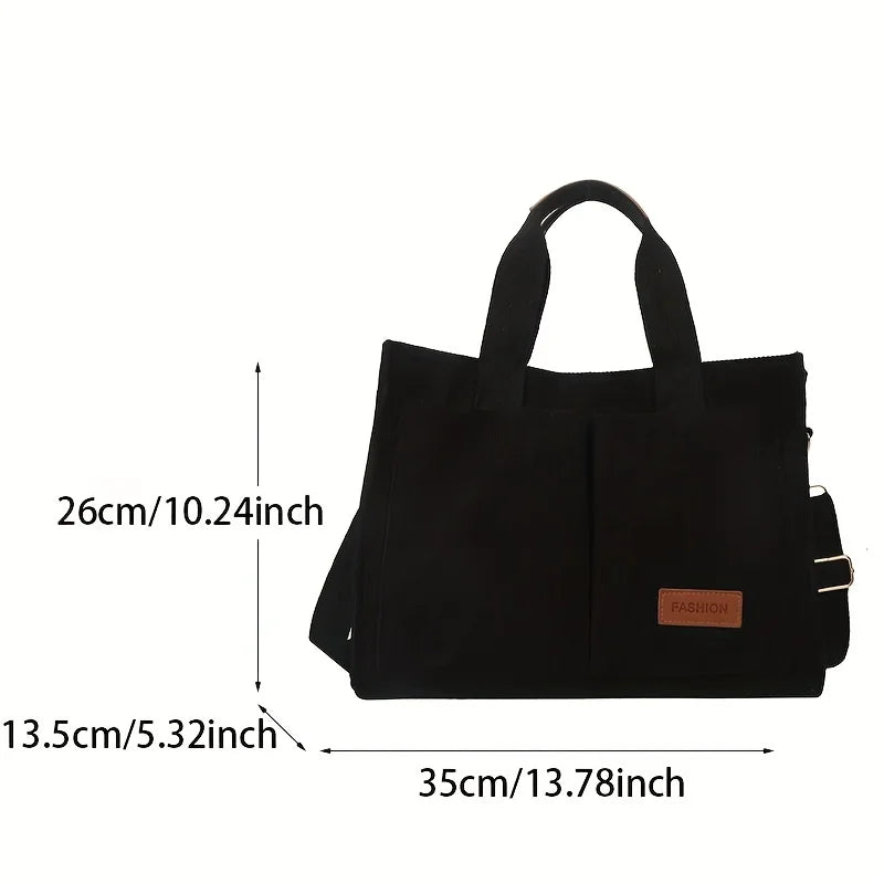 Shop Women's Large Corduroy Tote & Shoulder Bag