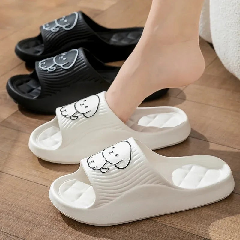 Cute Couple Pillow Slippers -Non-slip Indoor Home with Thick Bottom