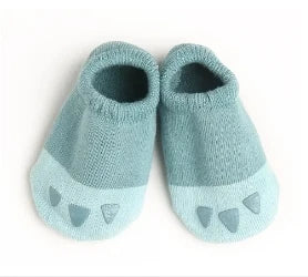 1 Pairs Boys Infant Walking Socken Girls Kids Anti Slip Floor Sock Fashion Solid Color Cotton Newborn Baby Socks