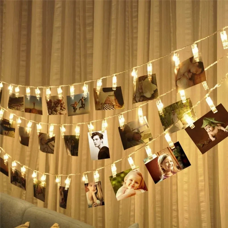 Shop 3m LED Photo Clip String Lights for Festive Decor