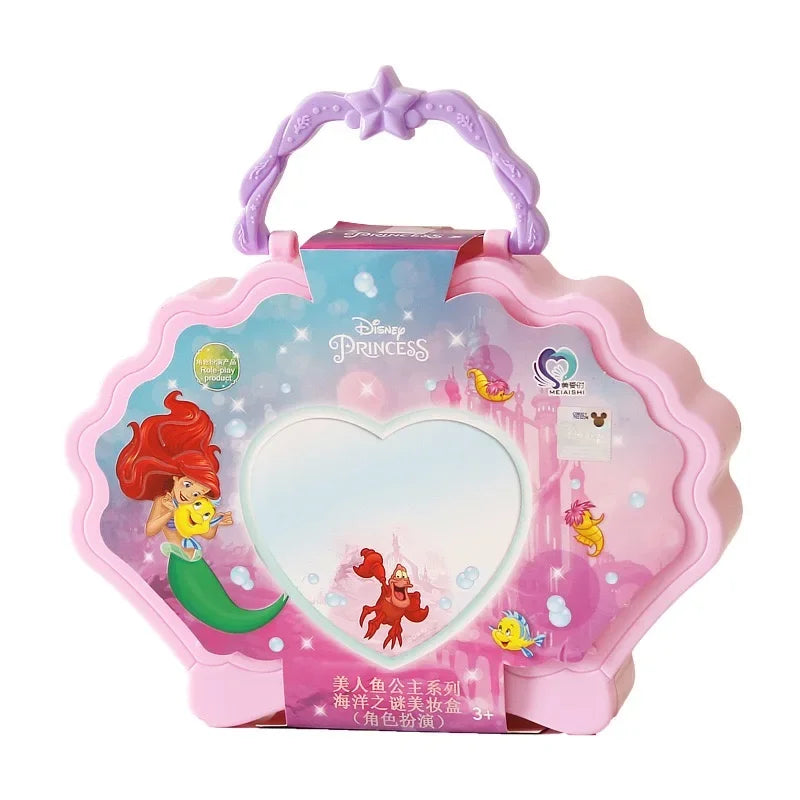 Disney Princess frozen 2 Original real Makeup Toy Set Girl Gift Playhouse Fashion Toys
