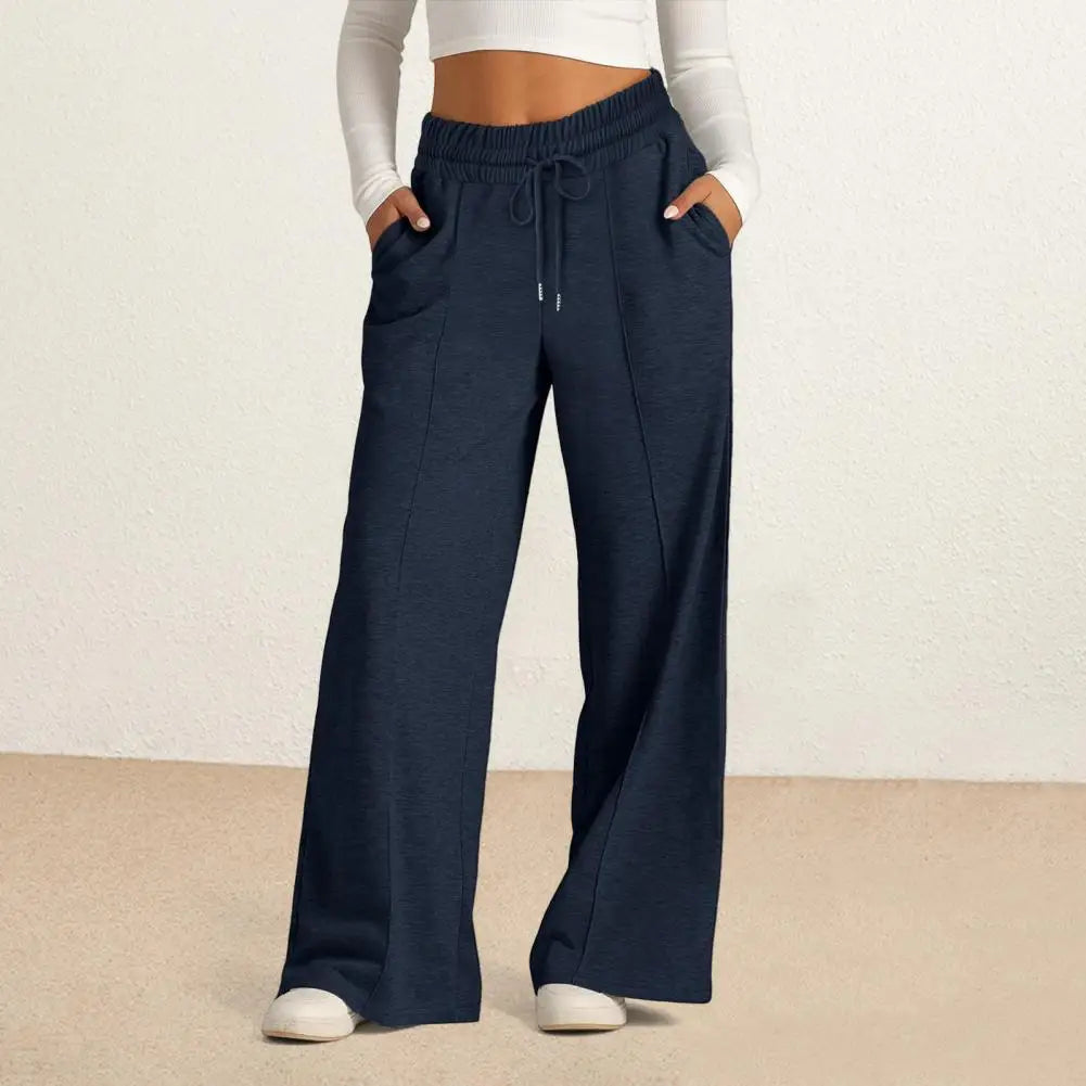 Yoga Straight Leg Sweatpant Straight Leg Women's Loose Tracksuit Pants Wide Leg Outdoor Gym Runing Casual Tracksuit Pants
