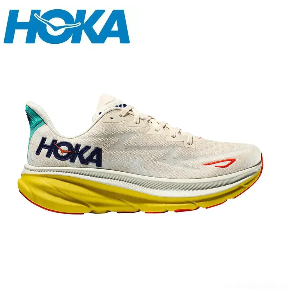 HOKA Clifton 9 Lightweight Cushion Running Shoes – Breathable & Road-Ready