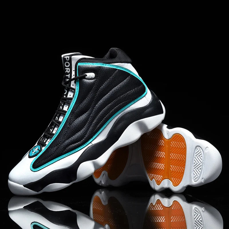 Men's casual outdoor sports classic practical basketball shoes trendy, soft, comfortable, anti-skid and wear-resistant outsole