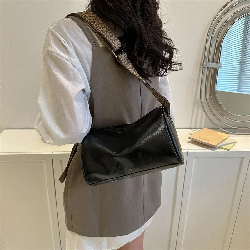 Shop Vintage PU Leather Boston Women's Crossbody Handbag and Purse