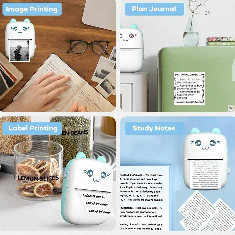Shop Wireless Mini Thermal Printer - Portable Bluetooth Label & Photo Printing