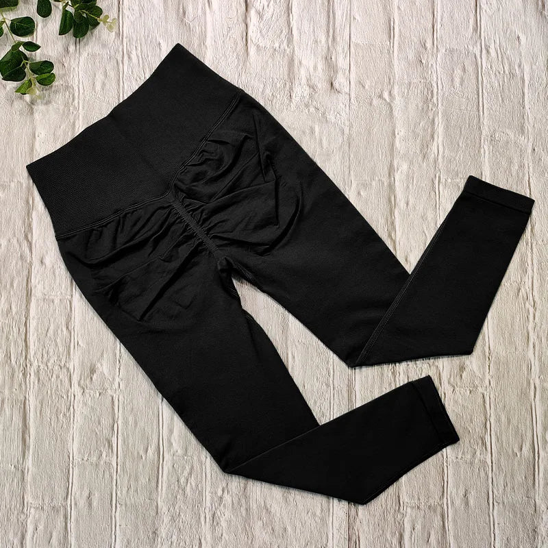 Shop High-Waist Seamless Leggings Yoga Pants– Push-Up, Butt-Lifting Workout Tights for Women