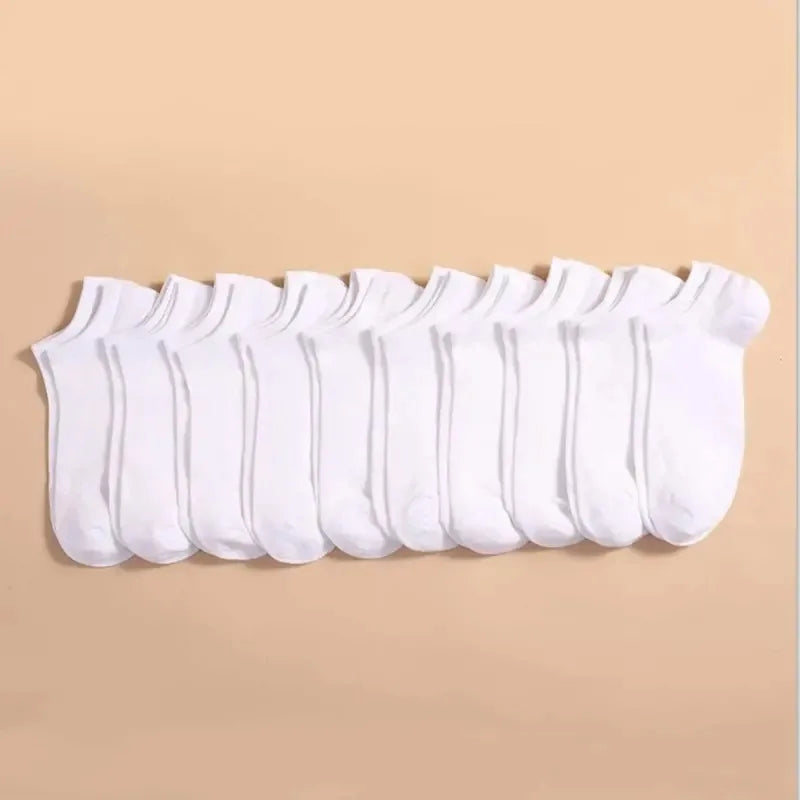 Shop 10-Pack Unisex Low-Cut Boat Socks - Comfy & Breathable