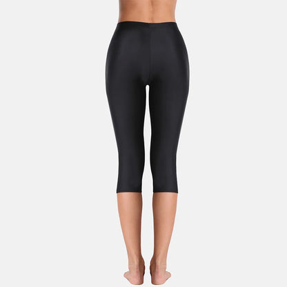 Women's High Waist Swim Capris