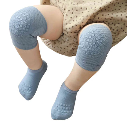 Baby Knee Pads & Anti-Slip Socks Set - Crawling Safety for Boys & Girls