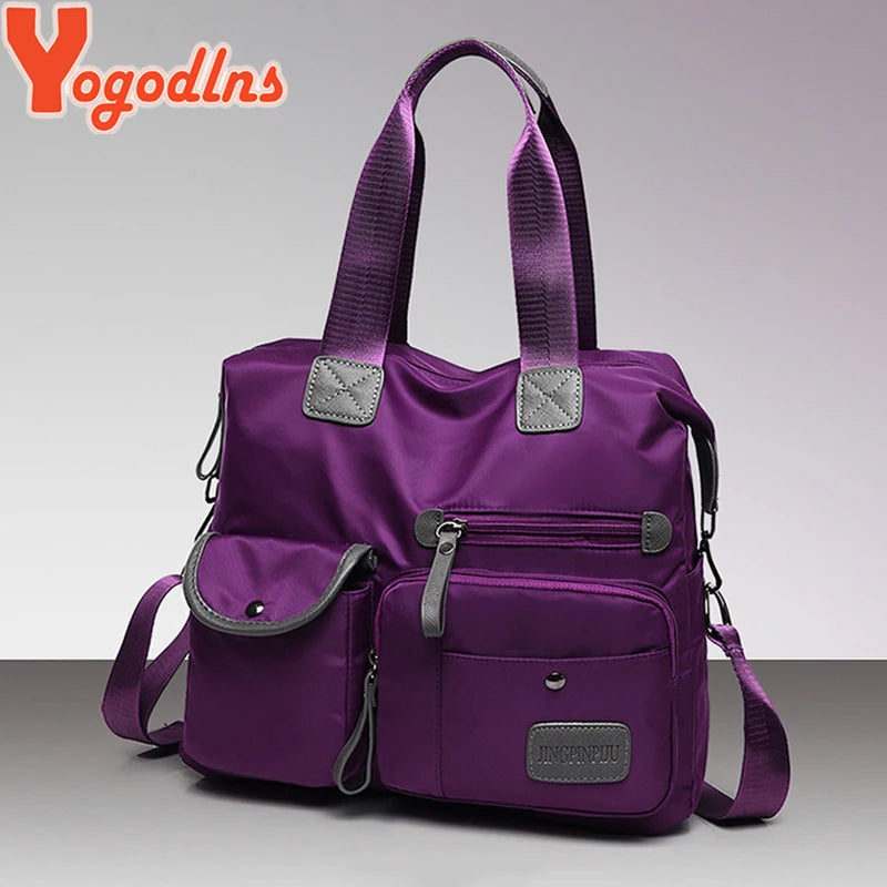 Shop Stylish Nylon Messenger Bags - Large Capacity, Waterproof, Crossbody Handbag for Women