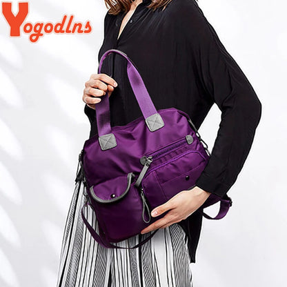 Shop Stylish Nylon Messenger Bags - Large Capacity, Waterproof, Crossbody Handbag for Women